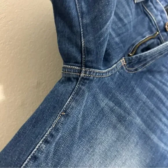 Paige Nellie High-Rise Culotte Jeans Medium
Wash Denim Crop Wide Leg Size 24 - Picture 11 of 13